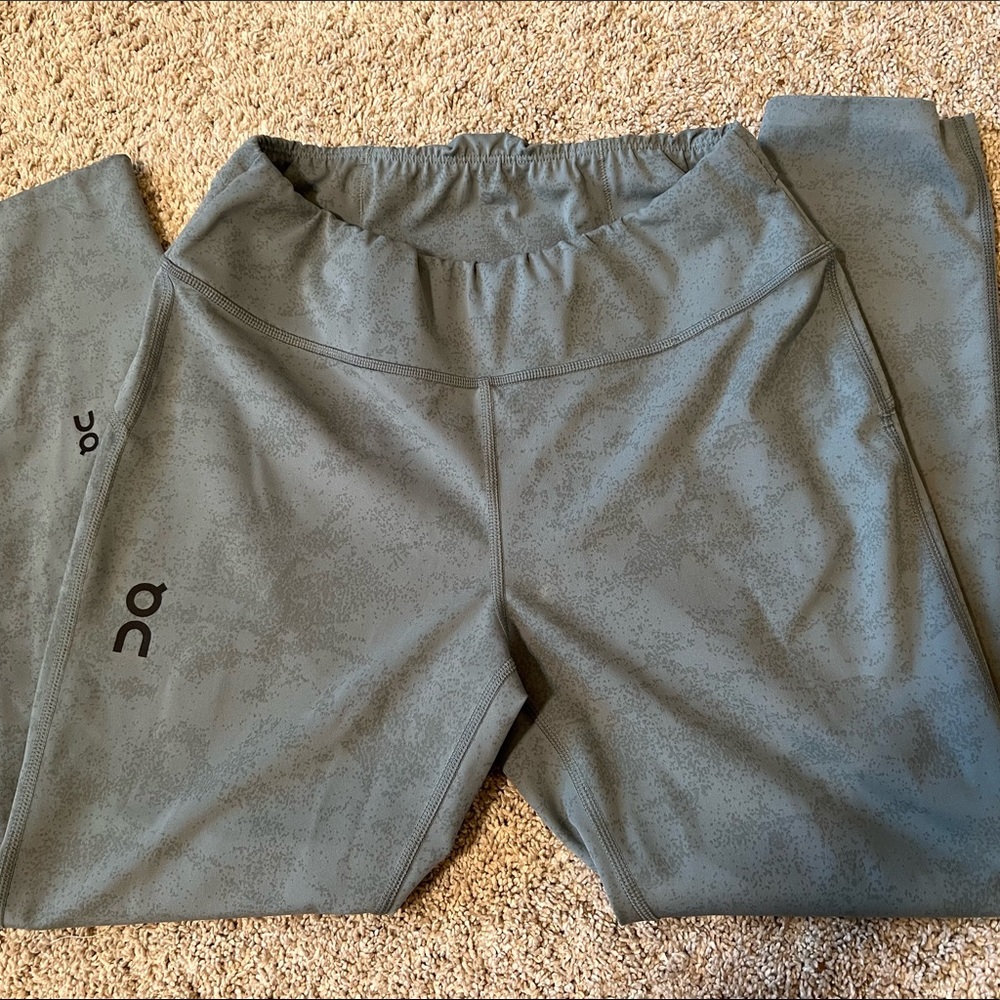 On Running Green Leggings